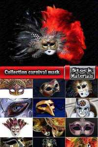 Collection carnival mask