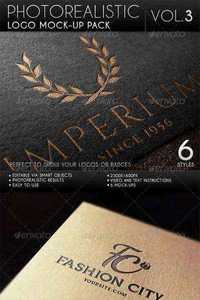 GraphicRiver - Photorealistic Logo Mock-Up Pack Vol.3 