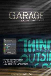 CM - Logo Mockup Garage 54291