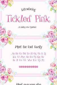 Tickled Pink Font