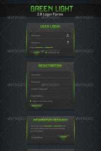 GraphicRiver - Green Light 2.0 Forms