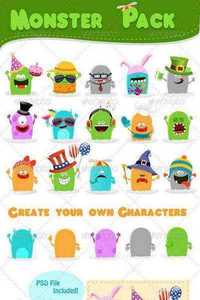 GraphicRiver - Monster Pack
