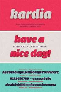 Kardia Font Family