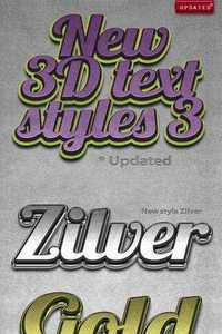 Graphicriver New 3D Text Styles #3 155387