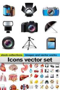 Icons vector set. 25 x EPS