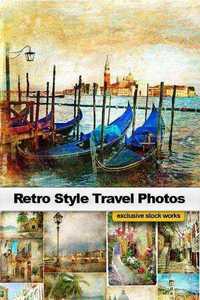 Retro Style Travel Photos - 25x JPEGs