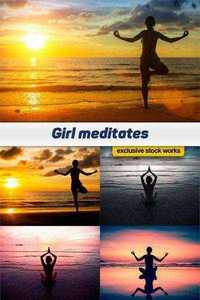 Girl meditates - 10 UHQ JPEG