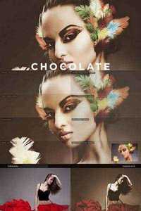 Action Effect Chocolate for Photoshop