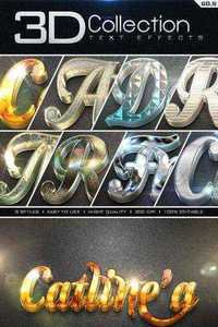 GraphicRiver - 3D Collection Text Effects GO.5