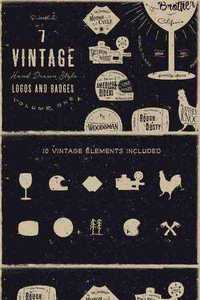 Vintage Handdrawn Logos Vol 1 (Sale) - CM 34713