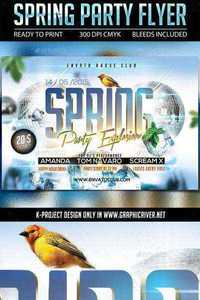 GraphicRiver - Spring Party Flyer 10525146