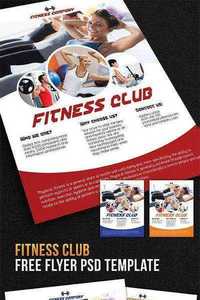 Fitness club – Flyer PSD Template + Facebook Cover  