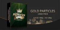 Videohive Gold Particles Logo Pack 8409433 (5 Projects)