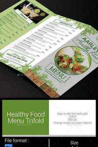 Graphicriver - Healthy Food Menu Trifold 10311054