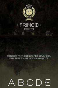 Frinco Creative Font