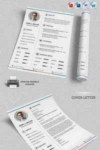 Minimal Job Resume CV Template - CM 138241