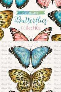 3 Watercolor Butterflies - CM 198350