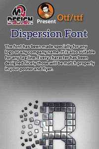 Graphicriver Dispersion Font 10517519