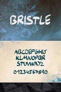 Bristle - Hand Drawn Font