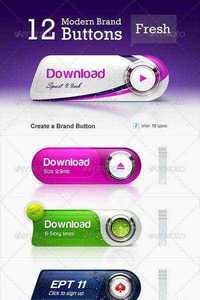 GraphicRiver - Brand Buttons