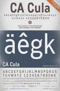 CA Cula Font Family  | 8 x TTF and OTF