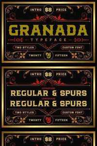 Granada Typefaces - Intro Price