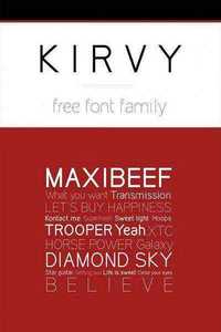 Kirvy Font Family