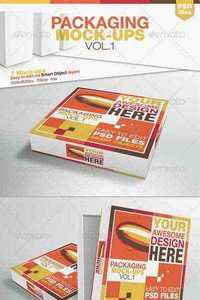 GraphicRiver - Packaging Mock-ups Vol.1