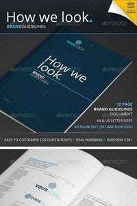 GraphicRiver - How We Look - Brand Guidelines