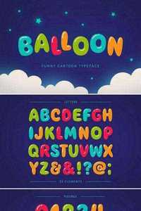 Balloon typeface
