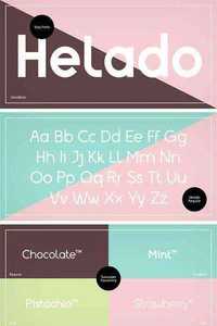 Helado Font Family