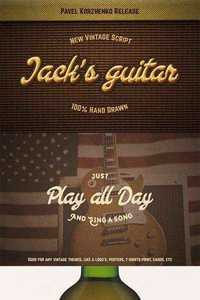 Jack's Guitar - Handwritten script