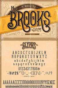 Brooks Font + Bonus