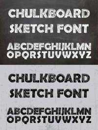  Chulkboard sketch font