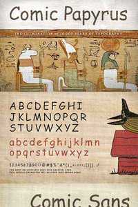 Comic Papyrus Font - FINALLY!