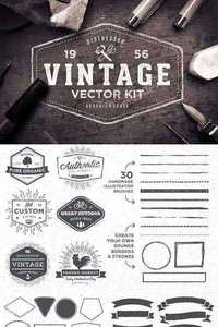 Distressed Vintage Vector Kit