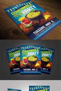 Food Mexican Party Flyer 