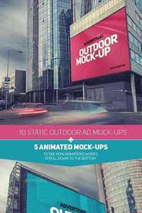 Graphicriver Animated Outdoor Advertising Mock-ups 9351792