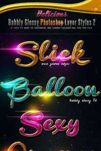GraphicRiver - Delicious Bubbly Photoshop Styles 2 3054912