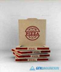 Take-Away Pizza Box Mock-Up - Graphicriver 11291768