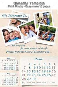 Insurance Company Calendar Template