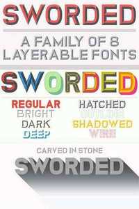 Sworded Font Family