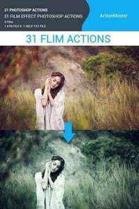 GraphicRiver - 31 Film Effect Photoshop Actions 11355862