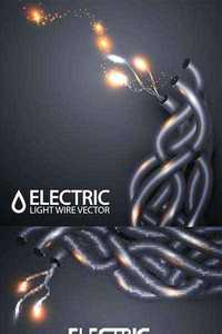Stock Vectors - Electric light wire vector