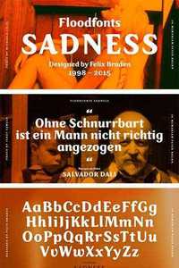 Sadness Font