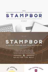 Stampbor Typeface