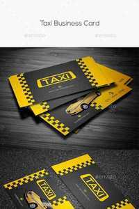Graphicriver: Taxi Business Card 11051930