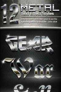 Graphicriver 12 Metal Text Effect Styles Vol 2 11452083
