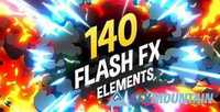 VideoHive 140 Flash FX Elements 11266469
