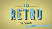 VideoHive 3D Retro Kinetic Typography 9596311